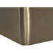 Amadeus 43.25 X 37.5 inch Grey / Antique Brass Coffee Table